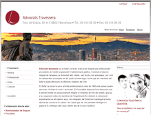 Tablet Screenshot of advocatstravessera.com